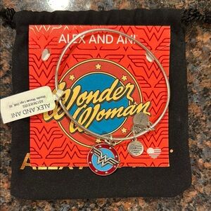 Alex and Ani Wonder Woman Silver Bracelet